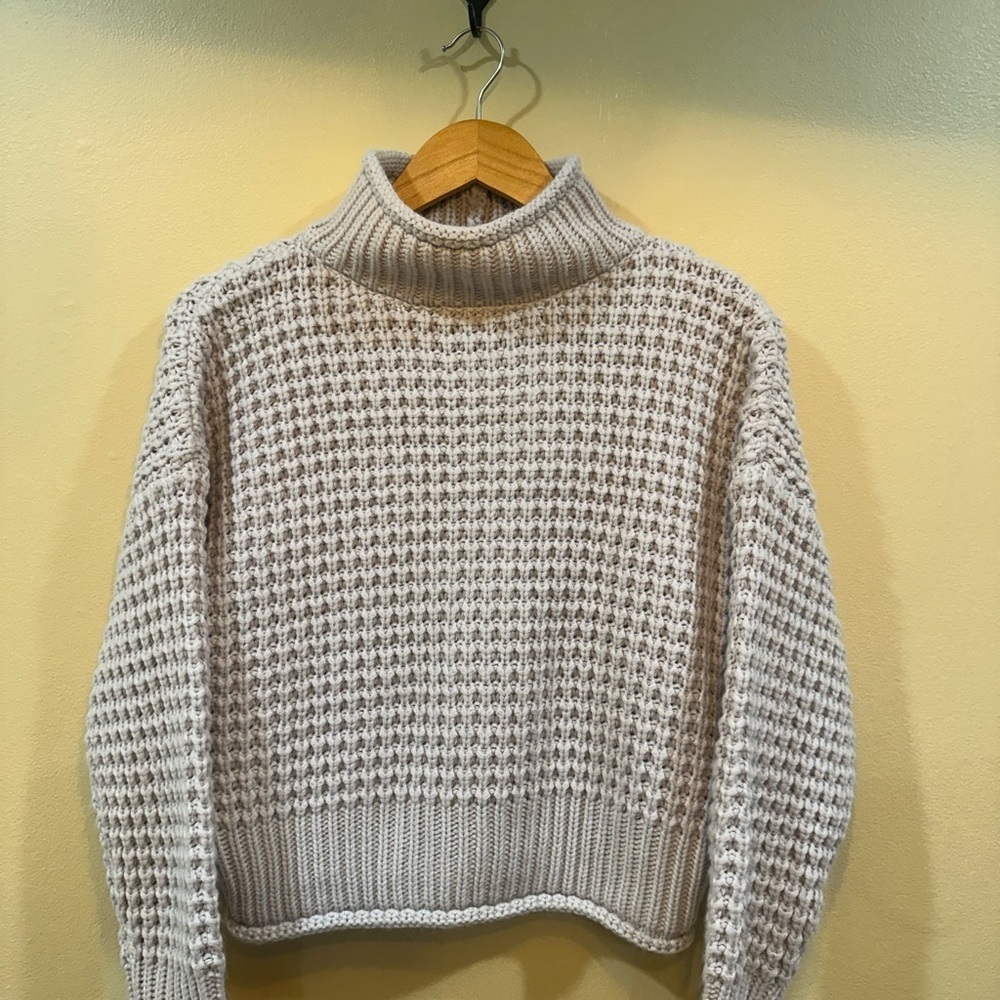 Princess Polly Cream Cowl Neck Sweater Women’s Size XS/S - Picture 2 of 8